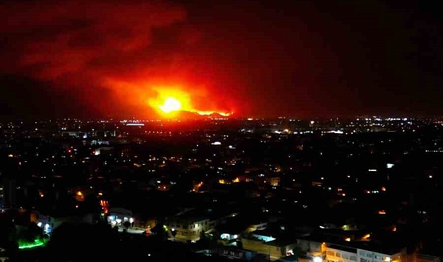 Bursa&#039;daki Orman Yangınında Patlamalar Kamerada: Köyler Boşaltıldı