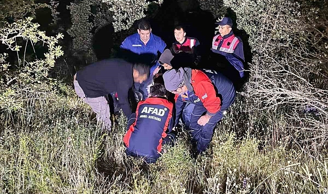 Demirciler Köyünde Kaybolan Yaşlı Kadın, Termal Dron ile Bulundu