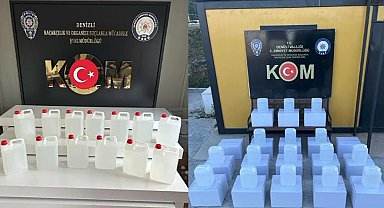 Denizli ve İzmir'de Dev Sahte Alkol Operasyonu: 8.8 Ton Alkole El Konuldu!