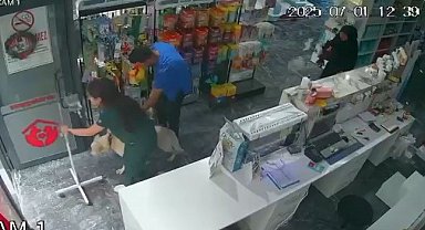 Deprem Anında Veterinerden Takdire Şayan Hareket: Köpeği İçeride Bırakmadı