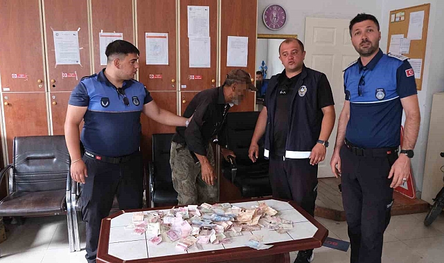 Dilencinin üzerinden 7 bin lira çıktı