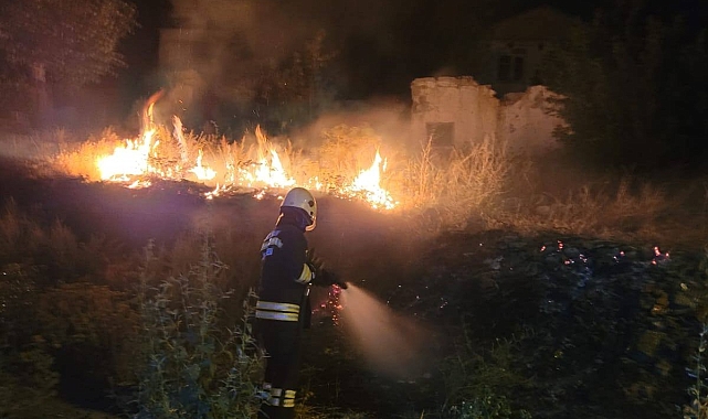 Erzurum&#039;da Anız Yangını Hızlı Müdahaleyle Kontrol Altına Alındı