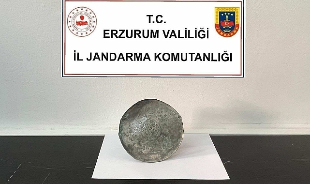 Erzurum&#039;da Piknik Alanında Bizans Dönemi Diski Bulundu