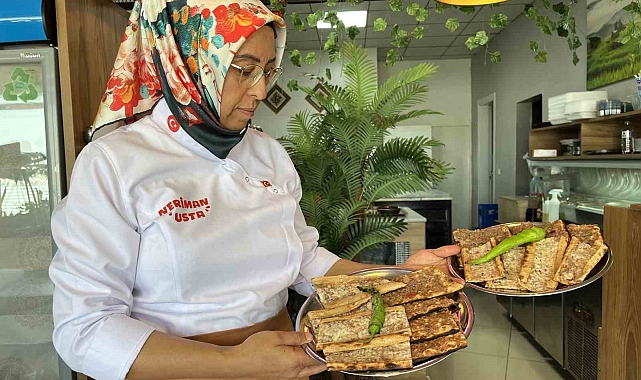 Etli ekmek kadın ustanın elinde lezzet buluyor