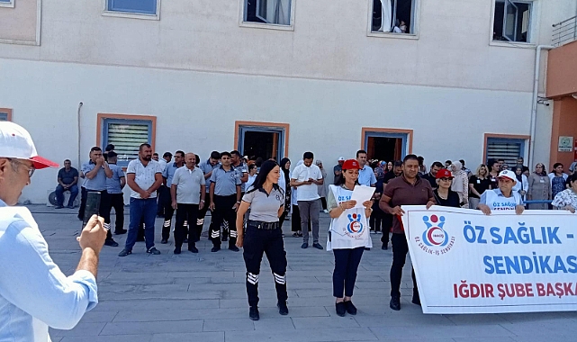 HAK-İŞ Öz Sağlık-İş Sendikası Iğdır Şubesi&#039;nden Şehitleri Anma Programı Düzenlendi