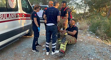 Hatay'daki Orman Yangınında Yaralanan İtfaiyeci Görevine Devam Etmek İstedi