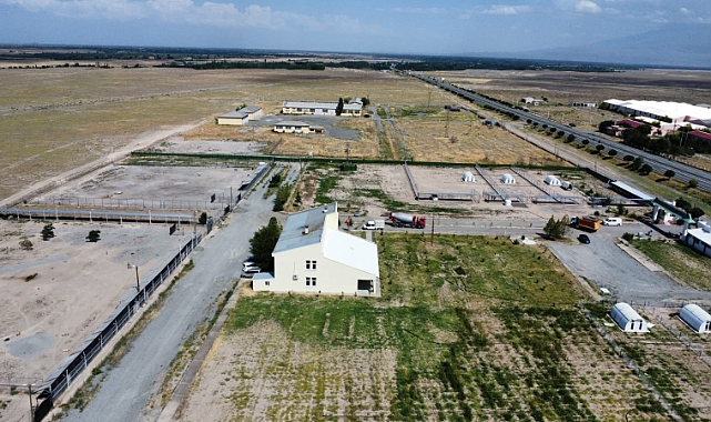 Iğdır Hayvan Barınağı&#039;nda Çalışmalar Hız Kesmiyor: Havadan Görüntülenen Tesis Son Durumuyla Göz Doldurdu