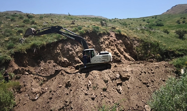 Iğdır İl Özel İdaresi’nden 2 Köyde 2150 Metrelik İçme Suyu Hattı Çalışması