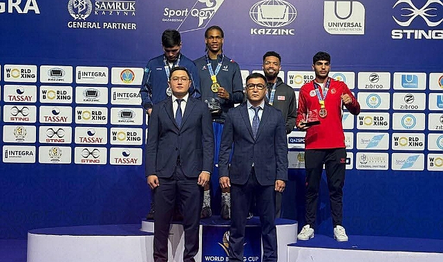 Iğdır&#039;ın Gururu Mert Aybuga, Dünya Boks Kupası&#039;nda Dünya Üçüncüsü !