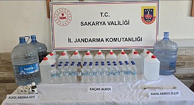 Karasu'da Kaçak İçki Operasyonu: Bir Kişi Gözaltına Alındı