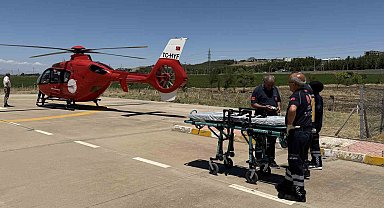 Lice'de Feci Kaza: Çim Biçme Makinesi Bileğini Kesti, Ambulans Helikopterle Sevk Edildi!