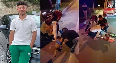 Motosiklet yarışı yapan 18 yaşındaki genç kamyonete çarpıp öldü