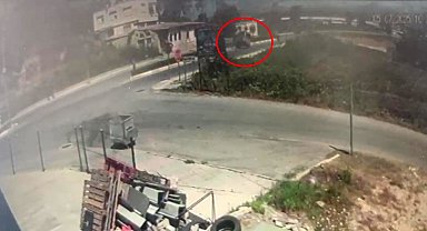 Takla atıp sürüklenen araçtan burnu bile kanamadan çıktı