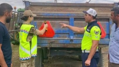 Arpaçay’da Traktör Sürücülerine Hasat Dönemi Güvenlik Eğitimi