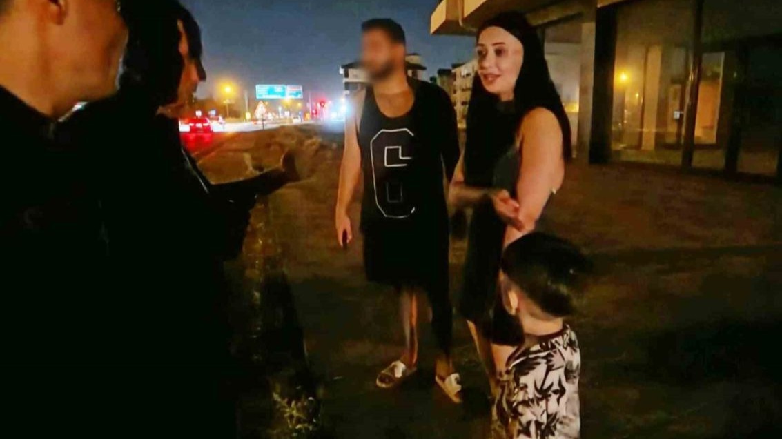 Aksaray&#039;da Alkollü Kadın Polise Zor Anlar Yaşattı