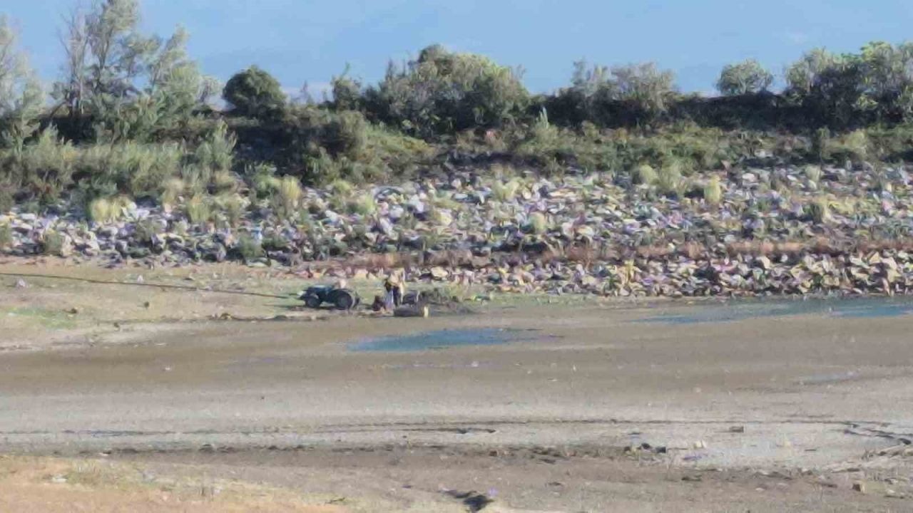 Mudanya&#039;daki Ülküköy Göleti Kurudu: Zeytinlikler Susuz Kaldı