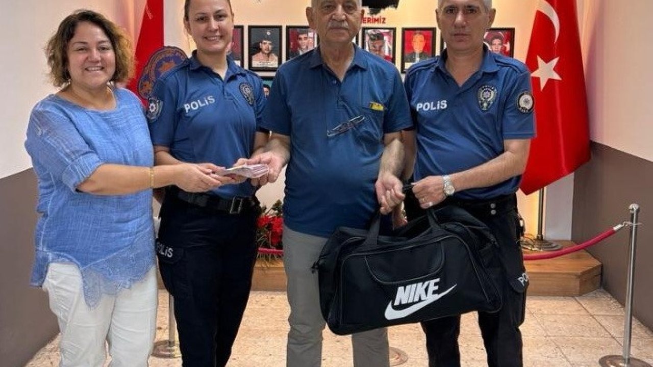 20 Bin Liralık Çantayı Bulan Duyarlı Vatandaş, Sahibine Ulaştırılmasını Sağladı