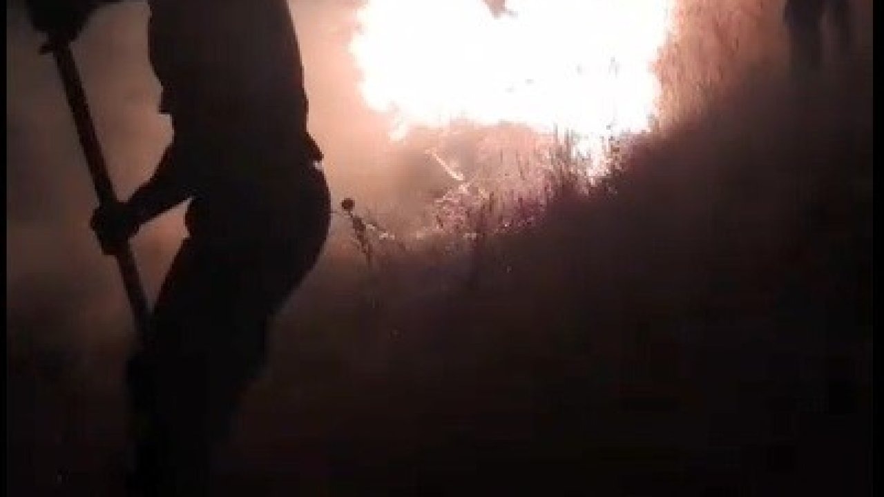 Kars&#039;ta Anız Yangını: İtfaiye ve Köylüler Seferber Oldu