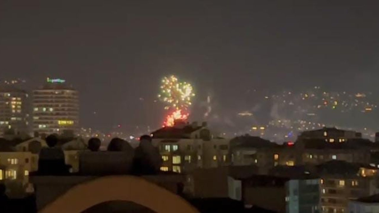 Bursa&#039;da Rüzgara Rağmen Havai Fişek Patlatanlara Tepki