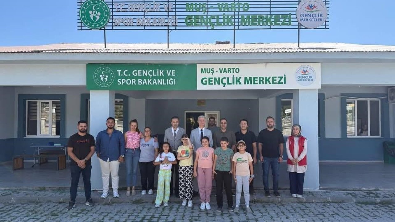 Muş Gençlik ve Spor İl Müdürü, Varto'daki Tesisleri İnceledi