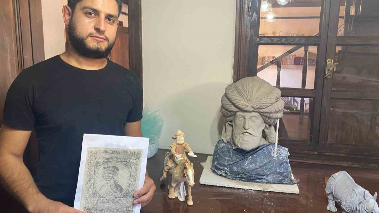 Genç Sanatçıdan Yemen Fatihi Sinan Paşa Heykeli