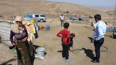 Genel Sekreter Çarman'dan Su Sorunu Yaşandığı İddia Edilen Asma Köyü'ne Ziyaret