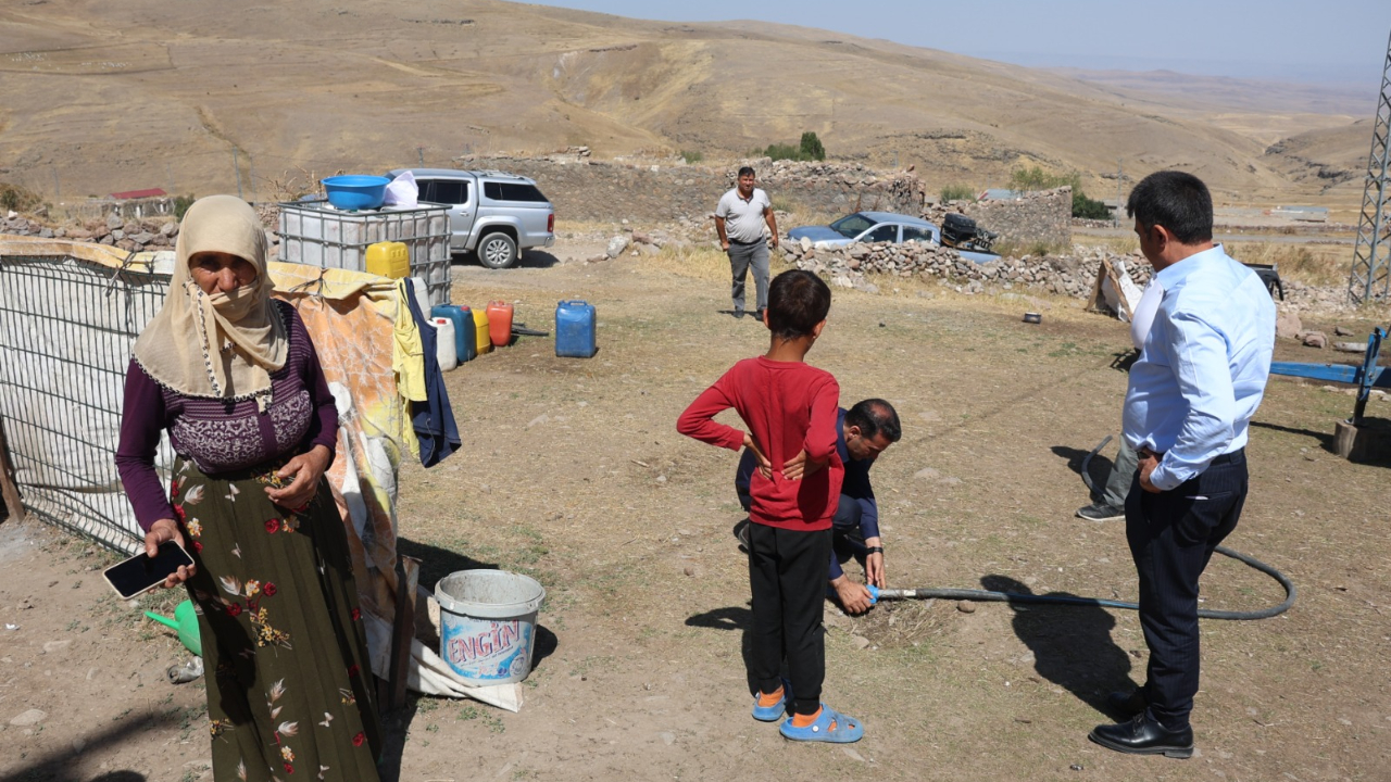 Genel Sekreter Çarman&#039;dan Su Sorunu Yaşandığı İddia Edilen Asma Köyü&#039;ne Ziyaret