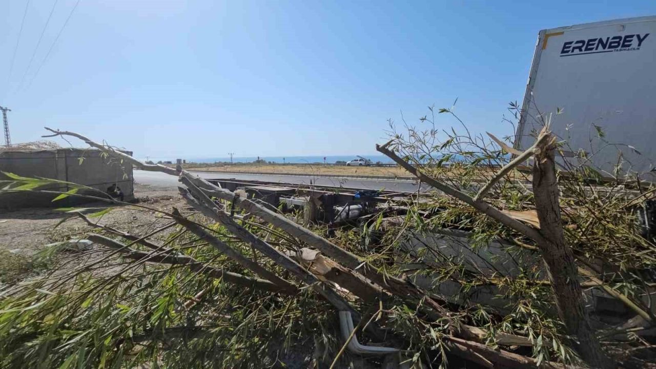 Bitlis Adilcevaz’da Meyve Suyu Yüklü Tır Devrildi: 1 Yaralı