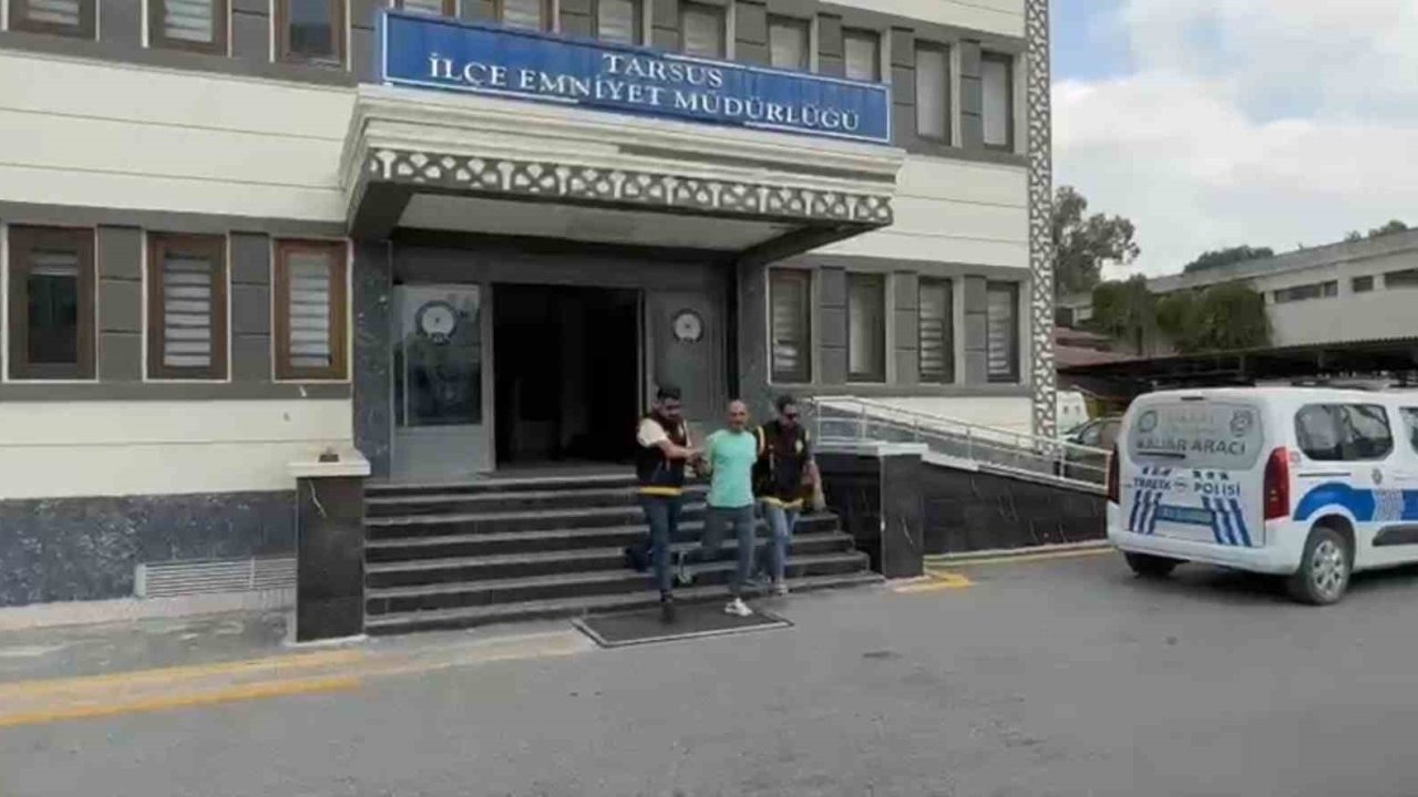 Mersin Tarsus’ta 30 Yıl Hapis Cezası Bulunan Hırsızlık ve Uyuşturucu Şüphelisi Yakalandı