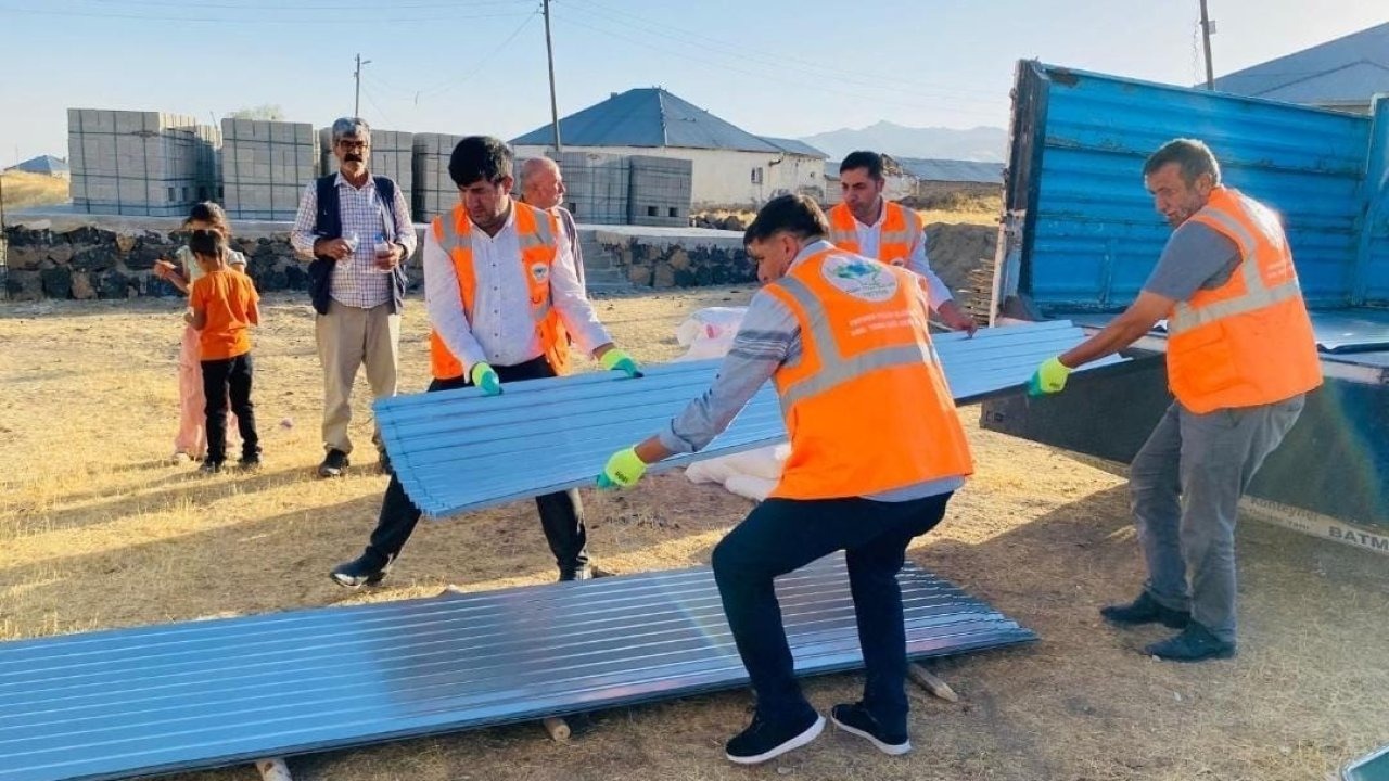 İyilik Elçileri Derneği, Patnos'ta Üç Çocuklu Aileye Yeni Ev Yapıyor