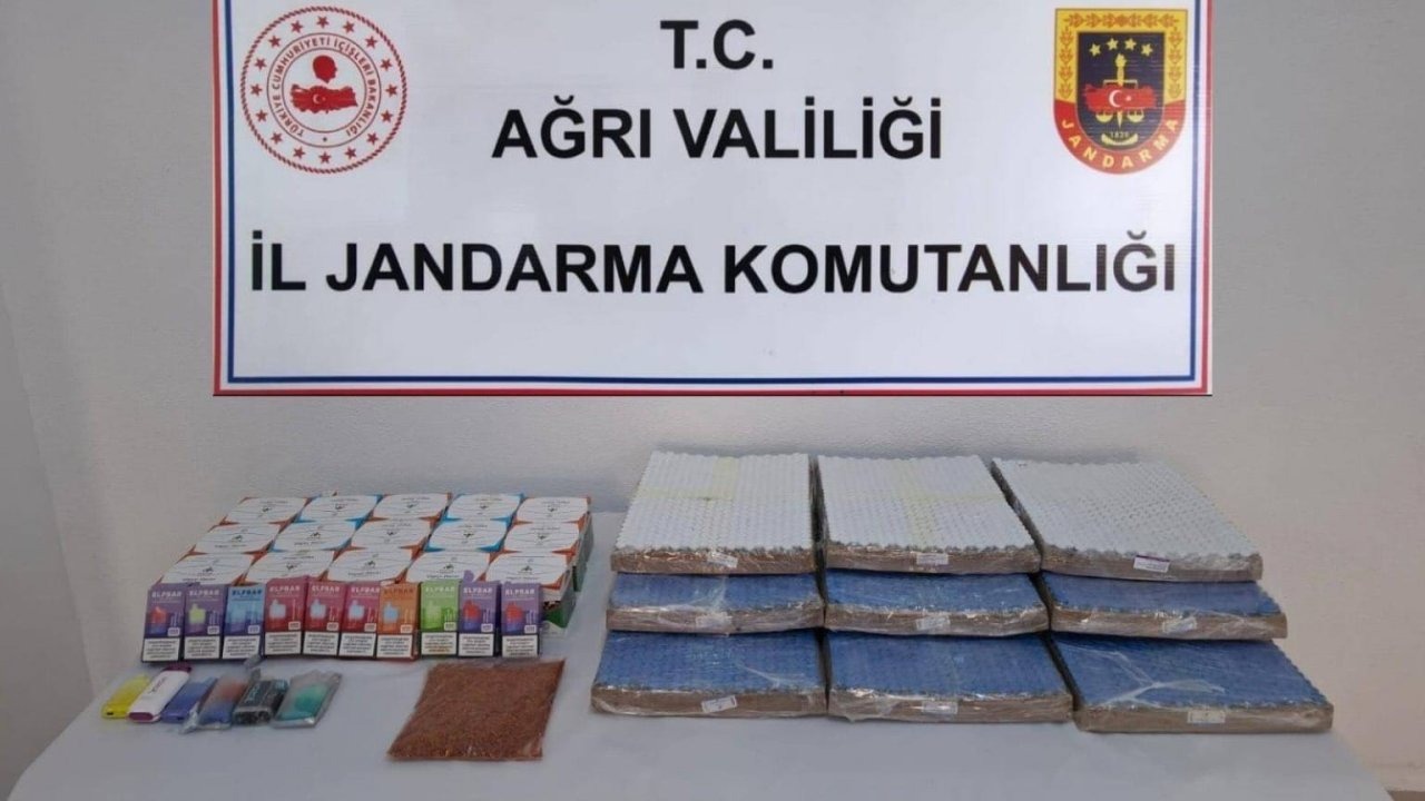 Ağrı&#039;da Kaçak İlaç ve Elektronik Sigara Operasyonu