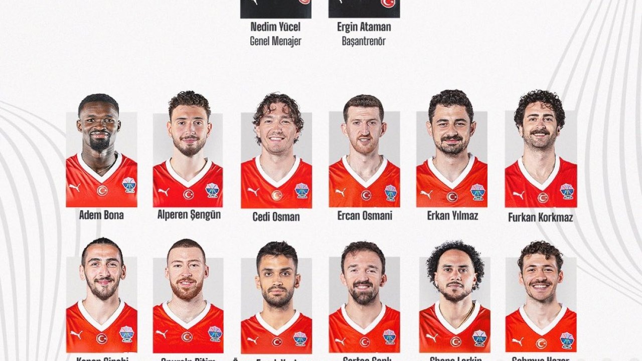 A Milli Erkek Basketbol Takımı&#039;nın EuroBasket 2025 Kadrosu Belli Oldu