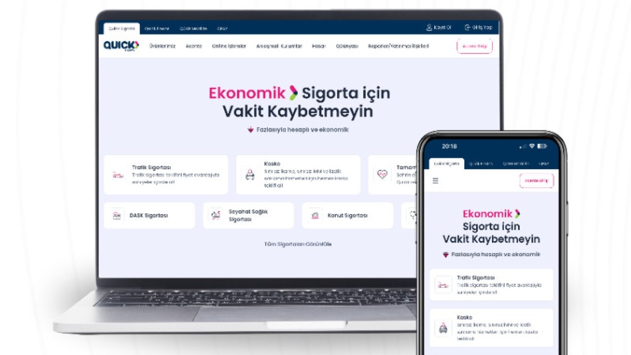 Quick Sigorta Web Sitesini Yeniledi: Müşteri Deneyimi Artık Daha Dijital