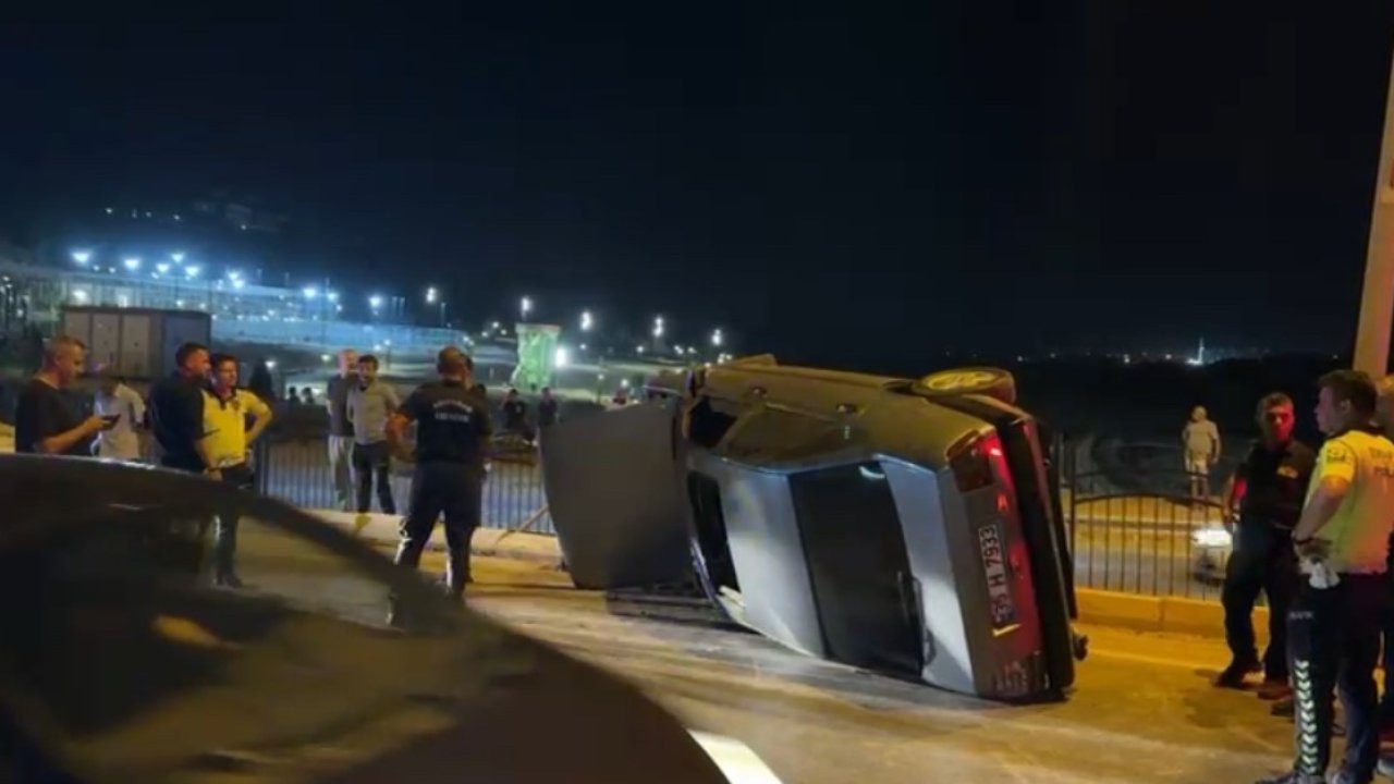 Adıyaman'da Otomobil Takla Attı: 1 Yaralı