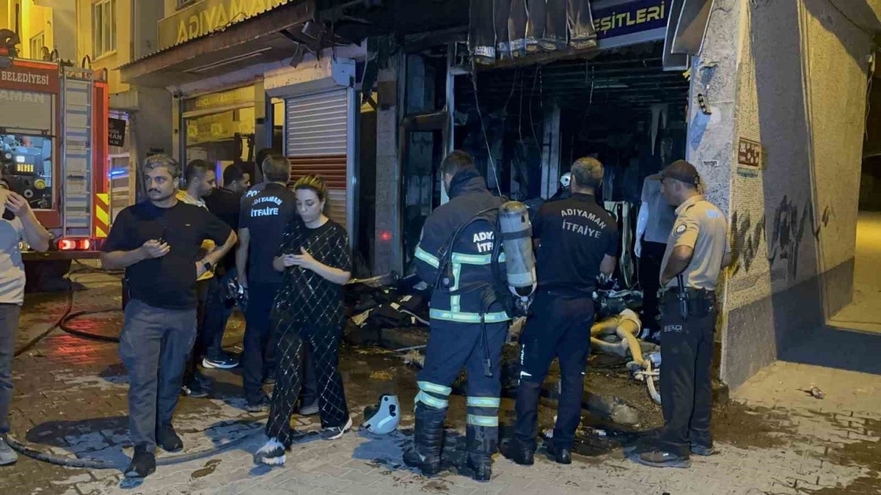 Adıyaman’da İş Yeri Molotofkokteyli Saldırısına Uğradı