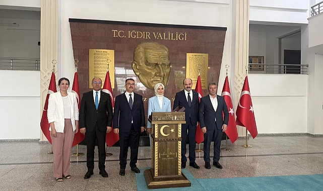 Aile ve Sosyal Hizmetler Bakanı Mahinur Özdemir Göktaş Iğdır’a Geldi