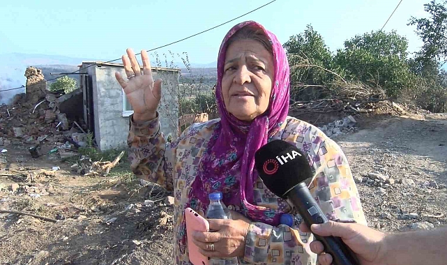 Çanakkale Yangınında Evini Kaybeden Vatandaş: &quot;Geriye Sadece Canım, Kimliğim ve Telefonum Kaldı&quot;