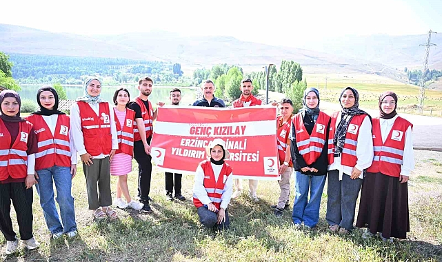 Erzurum&#039;da Genç Kızılay Gönüllüleri Afet Eğitimi Kampında Bir Araya Geldi