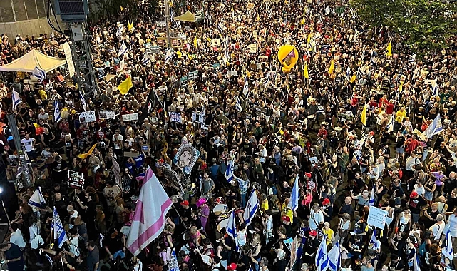 Gazze İşgali Planına Karşı On Binlerce İsrailli Sokaklarda