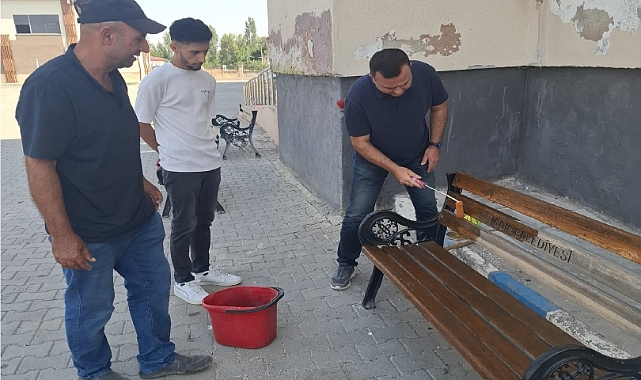 Iğdır İnönü Ortaokulu Yeni Eğitim Yılına Hazırlanıyor: Yenileme Çalışmaları Devam Ediyor