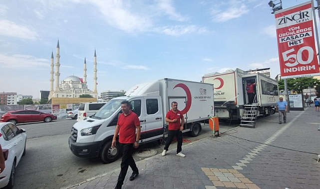 Kızılay Kan Toplama TIR&#039;ı Iğdır&#039;da Kan Bağışı Kabulüne Başladı