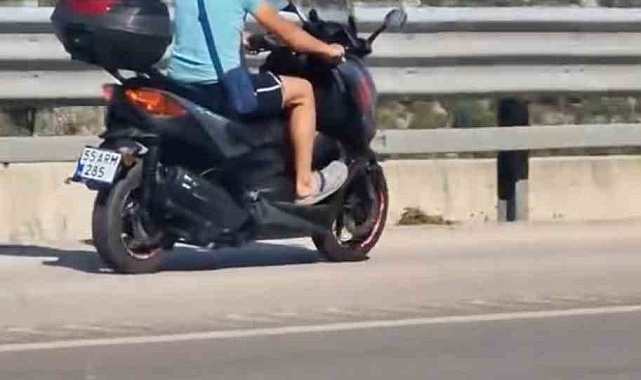 Tokat&#039;ta Ters Şeritte Giden Motosiklet Sürücüsüne Ağır Ceza