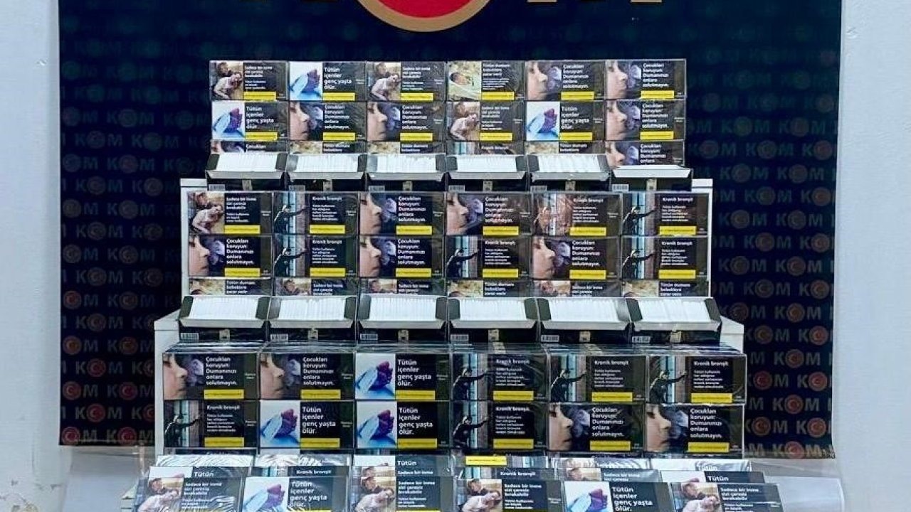 Kars&#039;ta Kaçak Tütün Operasyonu: 121 Binden Fazla Makaron Ele Geçirildi