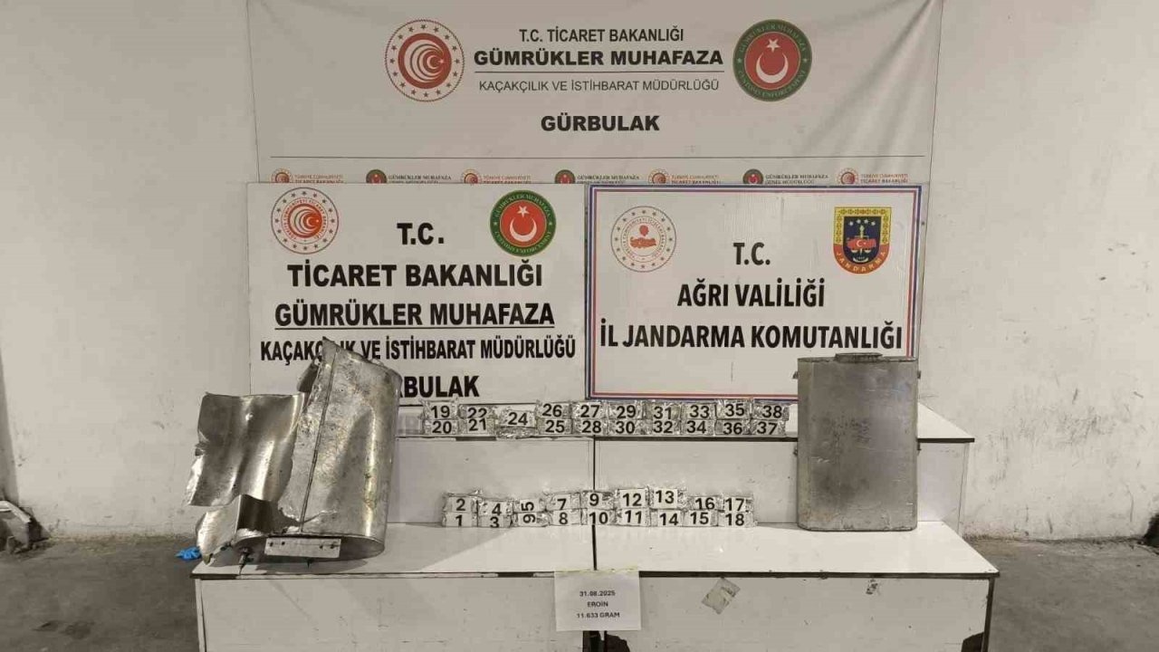 Gürbulak Sınır Kapısı&#039;nda Büyük Eroin Operasyonu