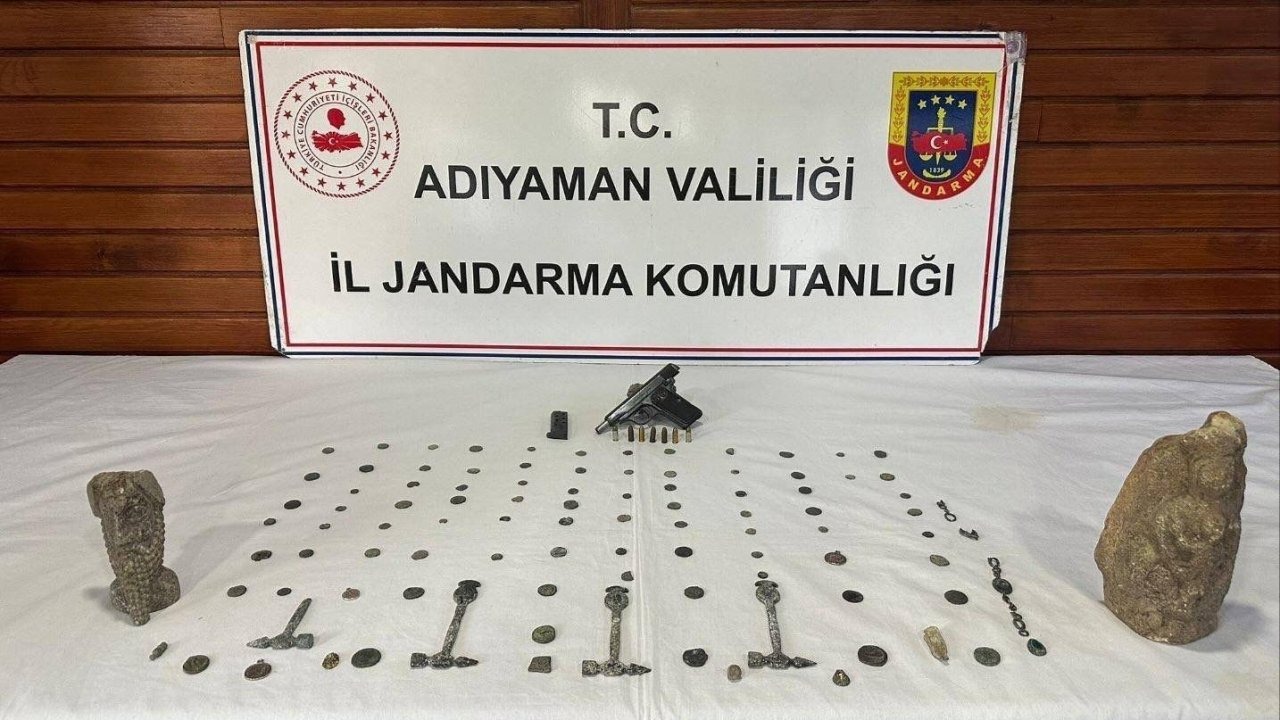 Adıyaman&#039;da Tarihi Eser Operasyonu: 4 Gözaltı