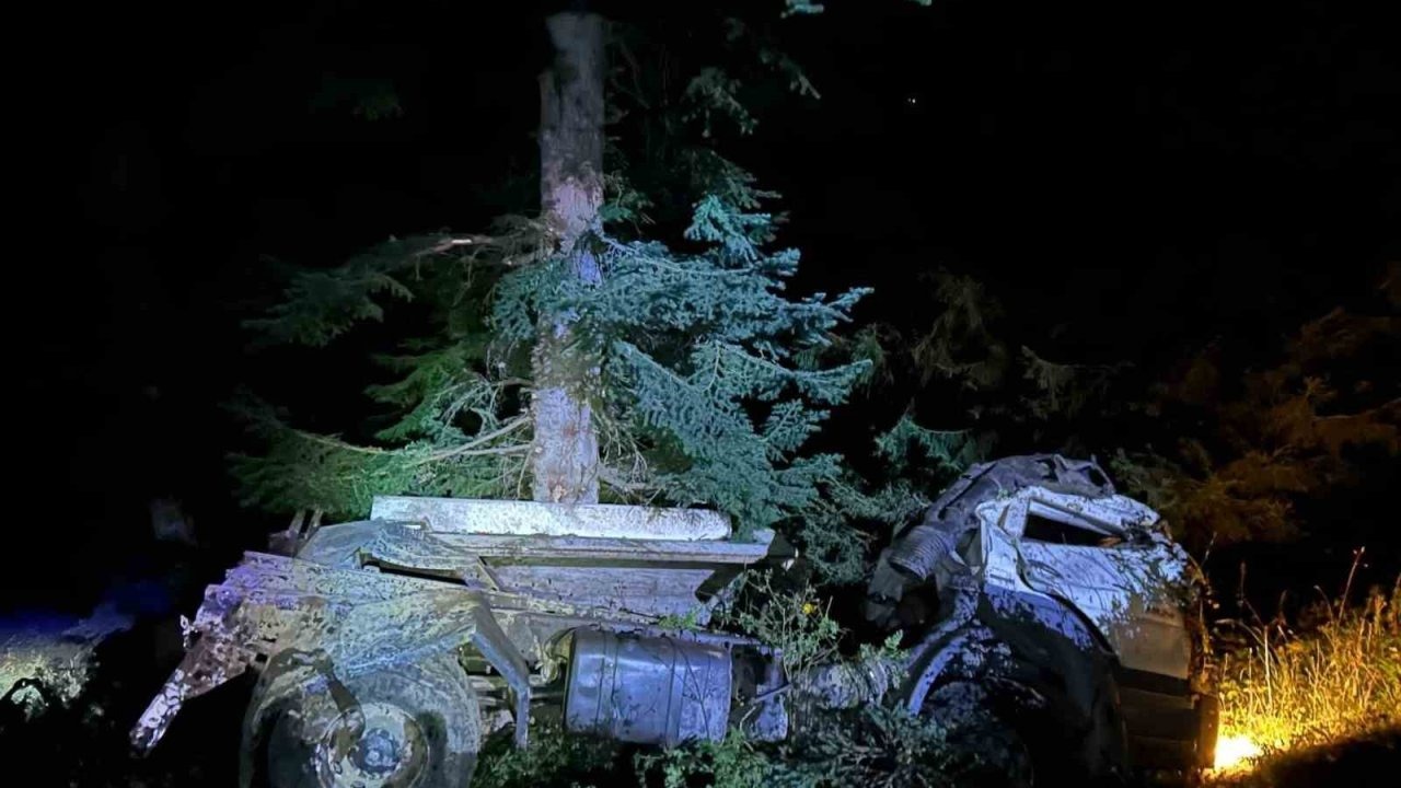 Artvin’de Kamyon Uçuruma Yuvarlandı: Karı Koca Hayatını Kaybetti