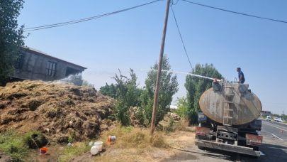 Iğdır’da Samanlık Yangını: 3 Bin 500 Balya Ot Kül Oldu