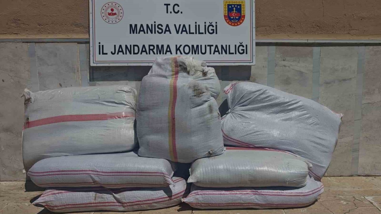 Manisa’da 350 Kilo Kaçak Tütün Ele Geçirildi