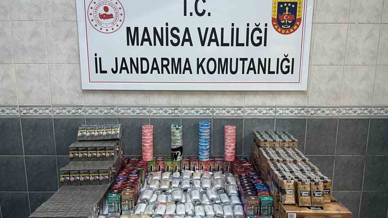 Manisa’da Kaçak Sigara Operasyonu: 1 Kişi Gözaltına Alındı