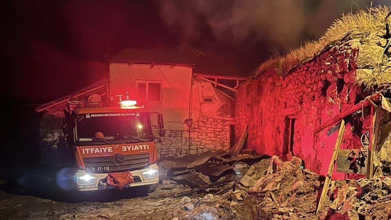 Erzurum&#039;da Çıkan Yangın Kontrol Altına Alındı